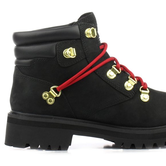 TIMBERLAND WOMEN'S LTD HERITAGE 6'' INCH BOOT BLACK NUBUCK A2JVD - Picture 5 of 8